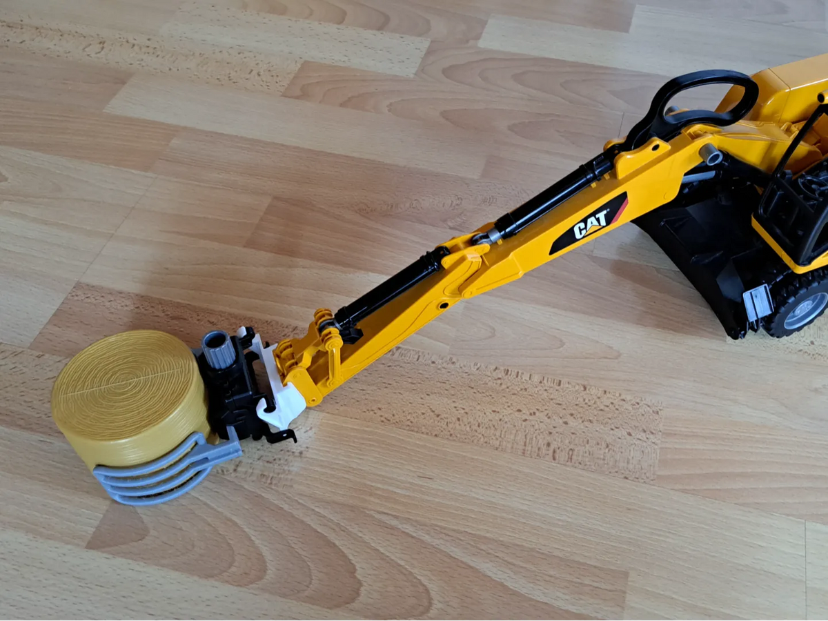 Adaptateur de chargeur frontal d'excavatrice - Maquette Print