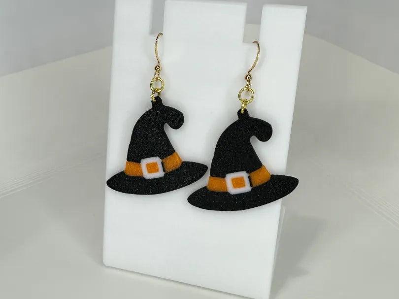 Boucles d'oreilles Chapeau de Sorcière – modèle 2 - Cosplay Print