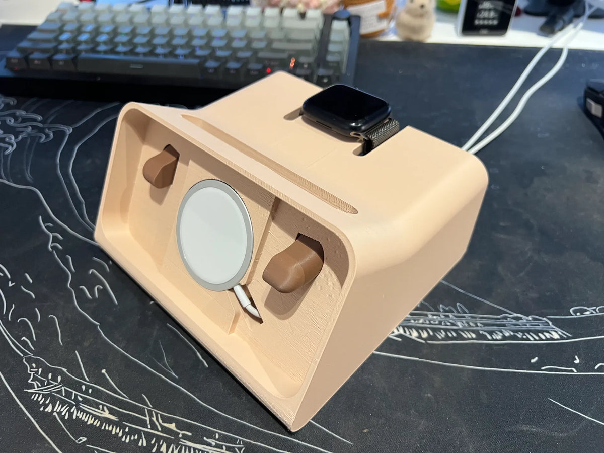 Station d'accueil IPhone avec chargeur de montre - Tech Print