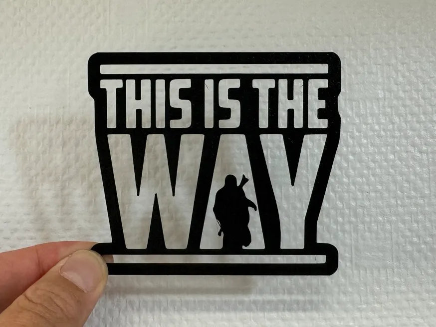 Décor Star Wars - This is the way Mandalorian - Geek Print