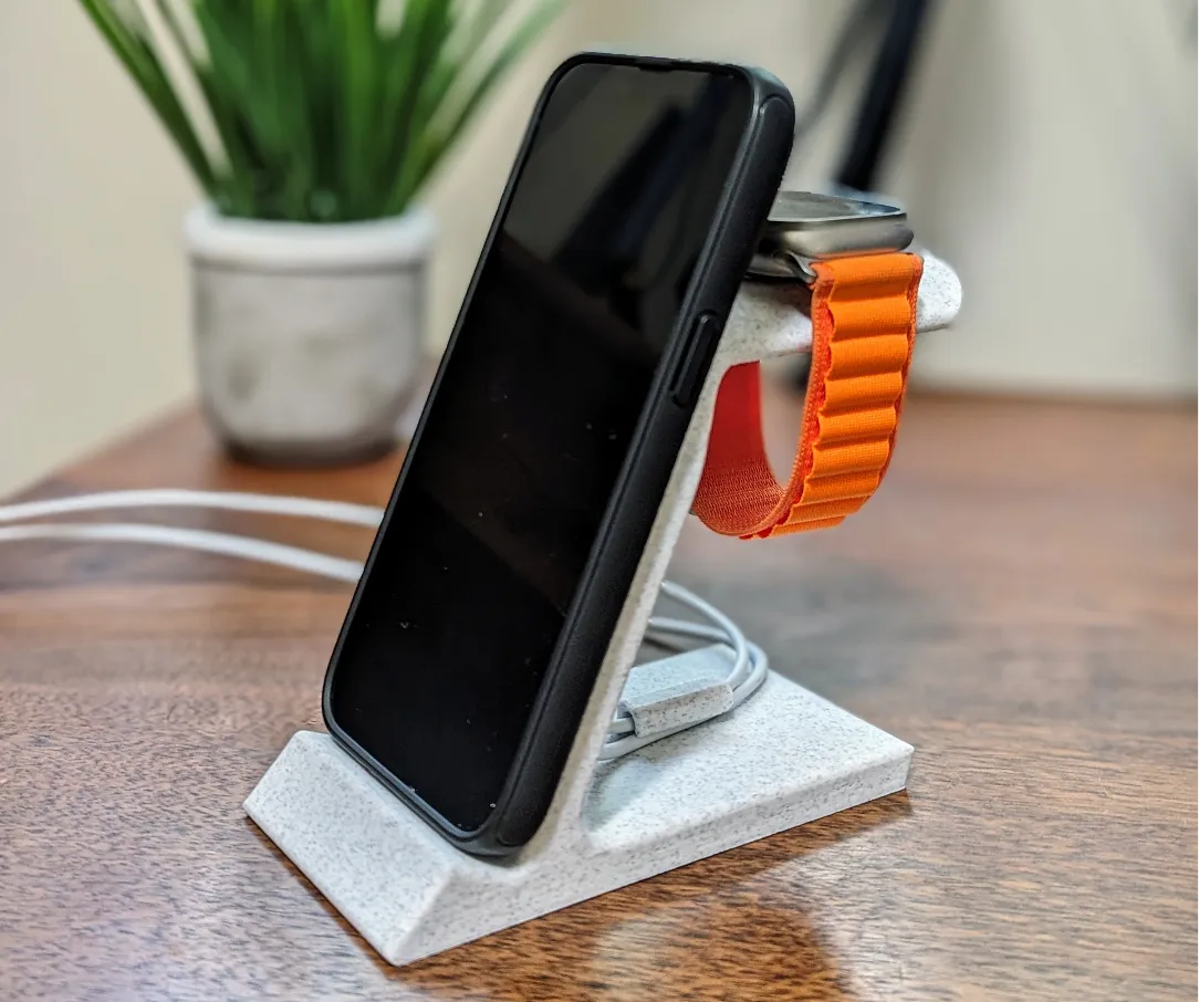 Support de charge MagSafe pour iPhone et Apple Watch v2 - Bijoux Print