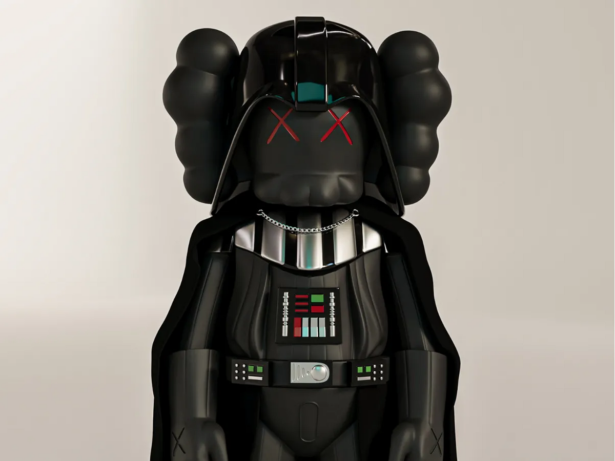 Kaws Dark Vador Star Wars - Geek Print