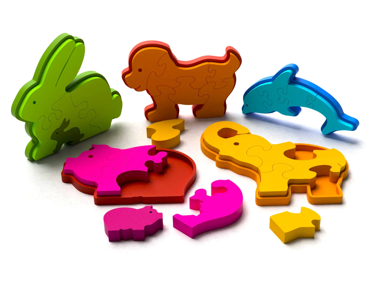Puzzle animal pour enfants - Bébé Print