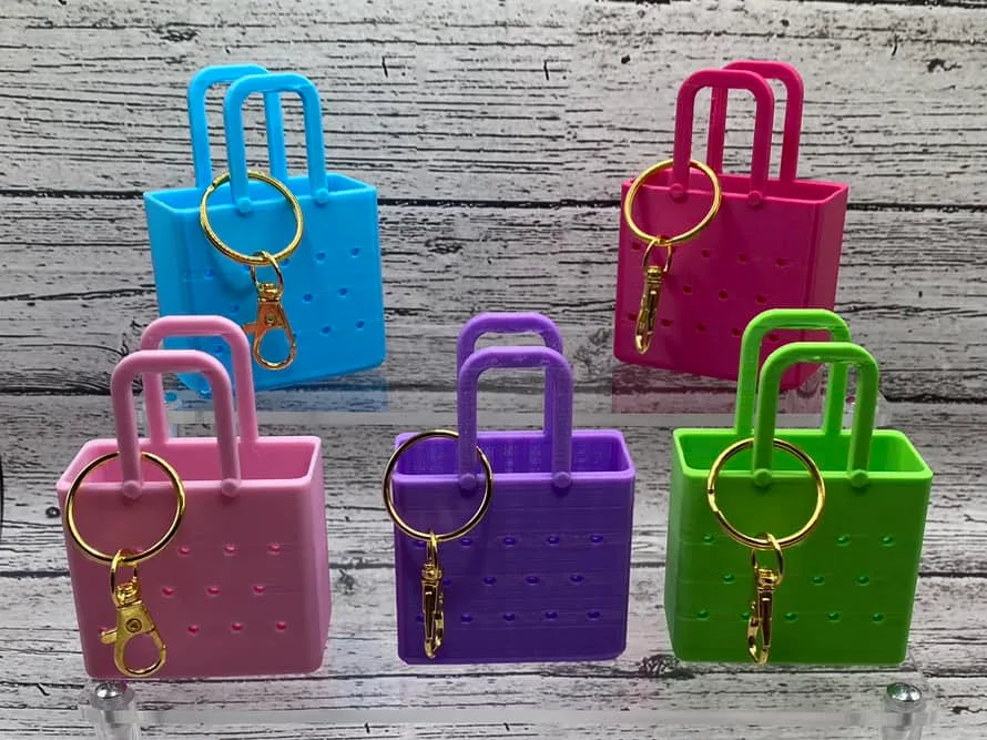 Mini Porte-Clés Bogg Bag - Figurine Print