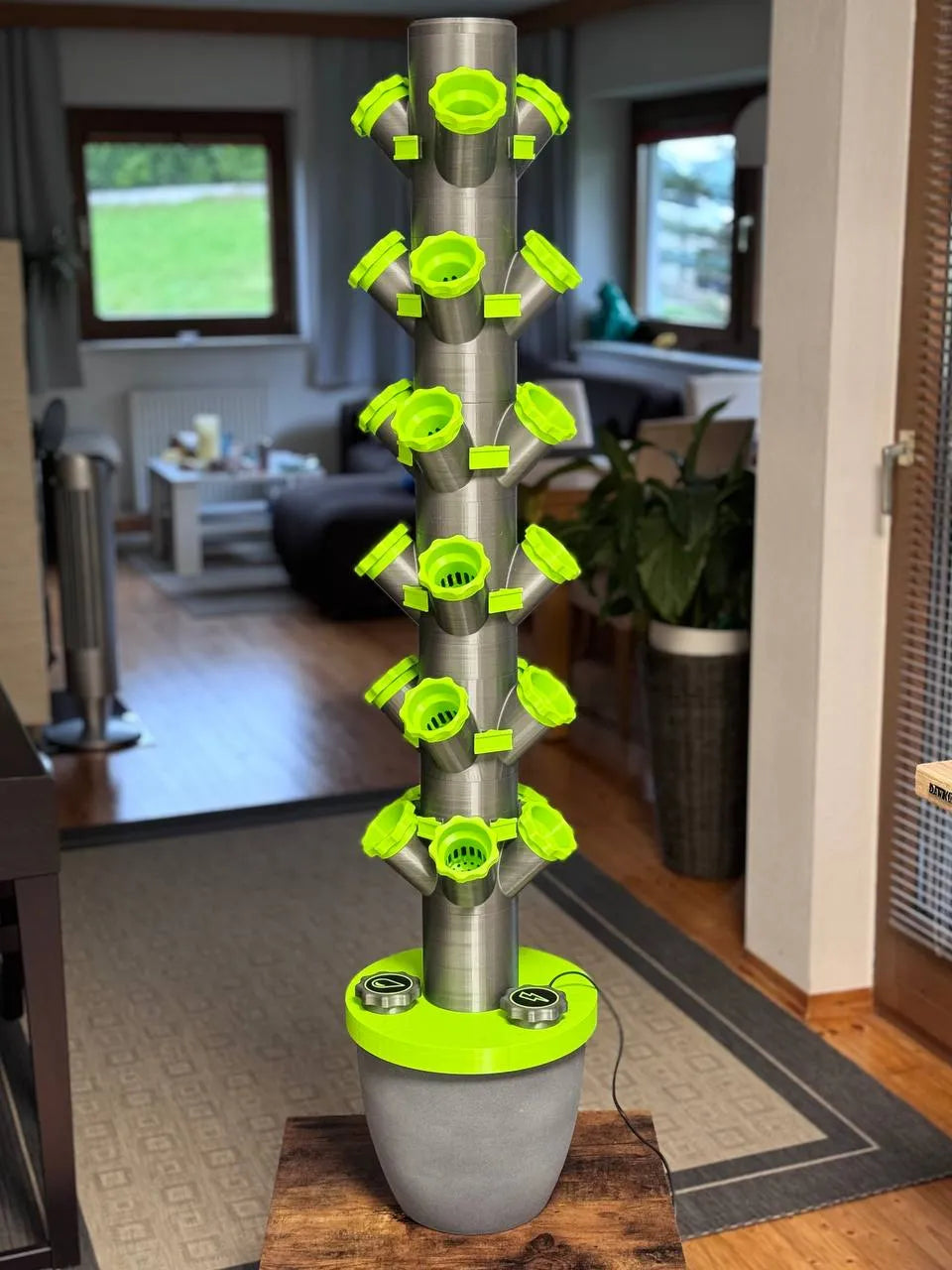 Tour Hydroponique - Complète (Révisée) - Jardin Print