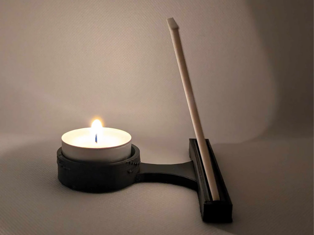 Porte-bougie chauffe-plat en lithophane - Lumière Print