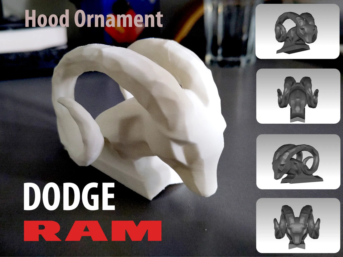 Ornement de capot Dodge RAM - Auto Print