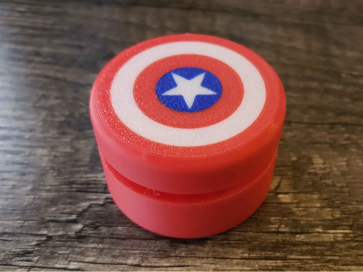Clicker Fidget Captain America - Geek Print