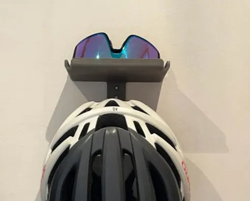 Crochet pour casque de vélo avec porte-lunettes de soleil - Vélo Print