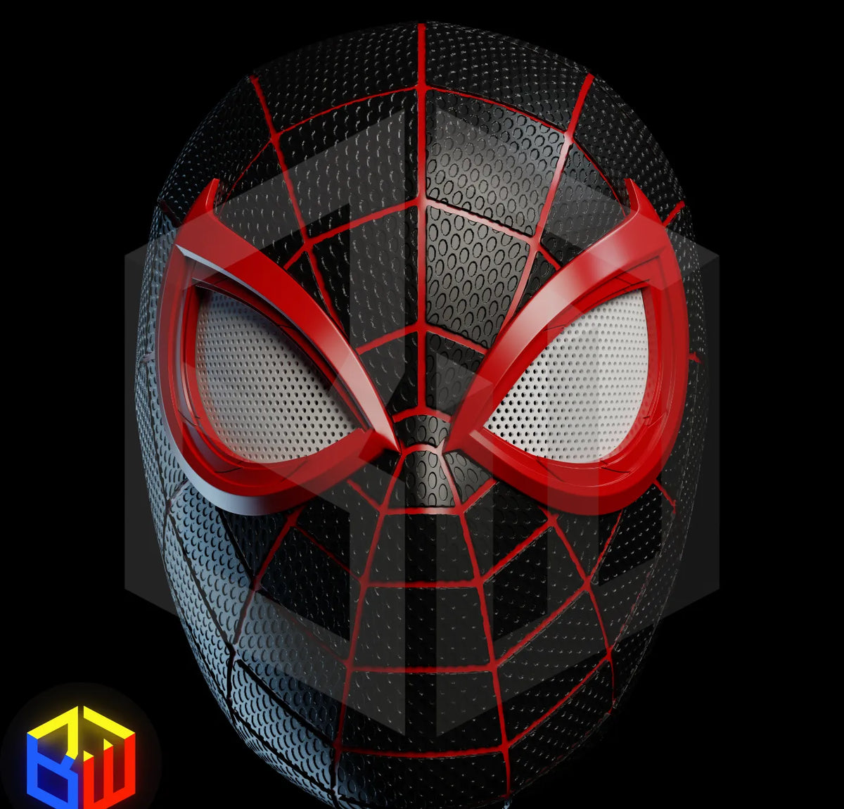 Casque texturé Miles Morales PS5 - Cosplay Print
