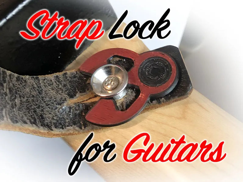 Verrou de sangle pour guitares - Music Print