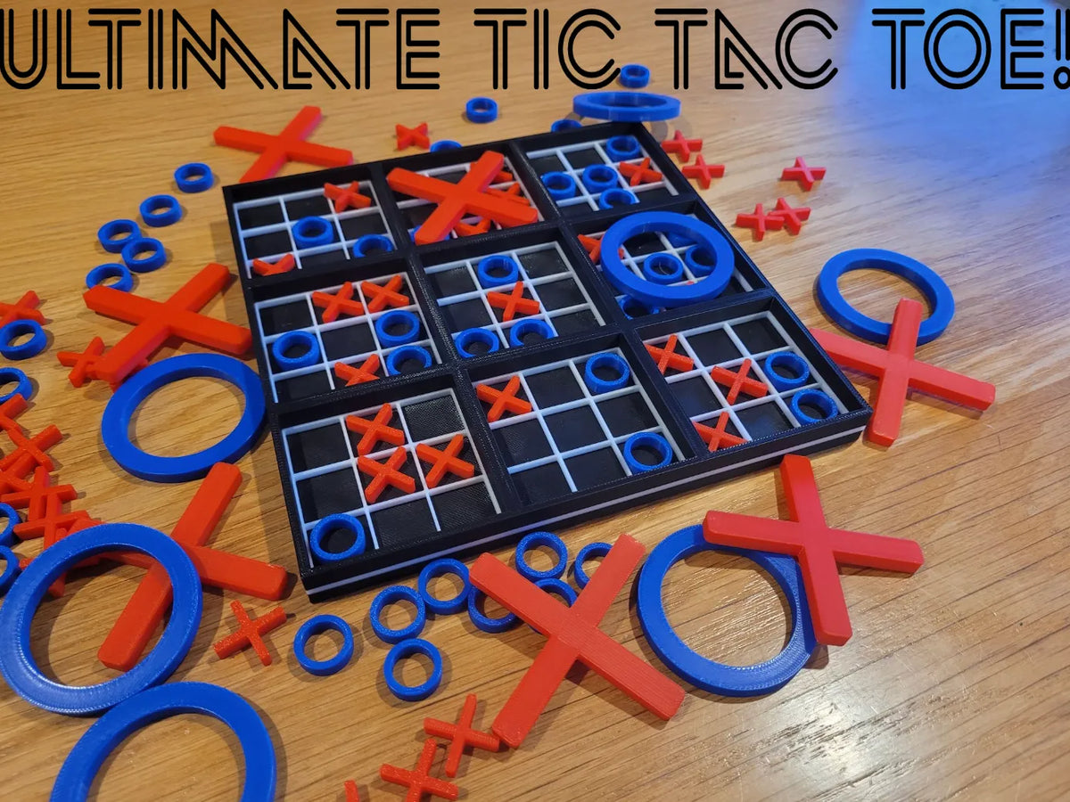 Jeu de plateau de Tic Tac Toe ultime - Jeux Print