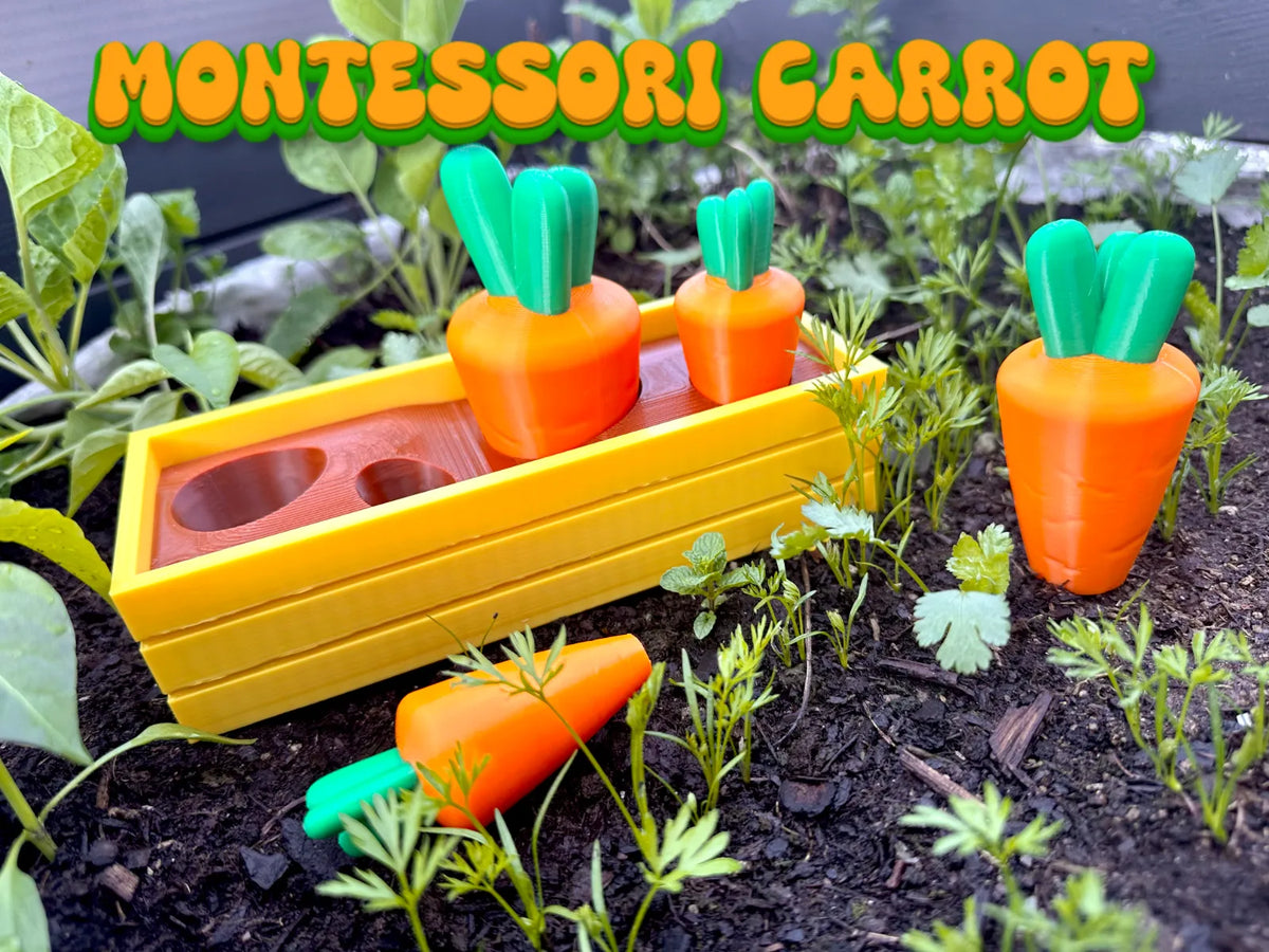 Jouets Carotte Montessori Ancaixin pour Bébés - Jeux Print