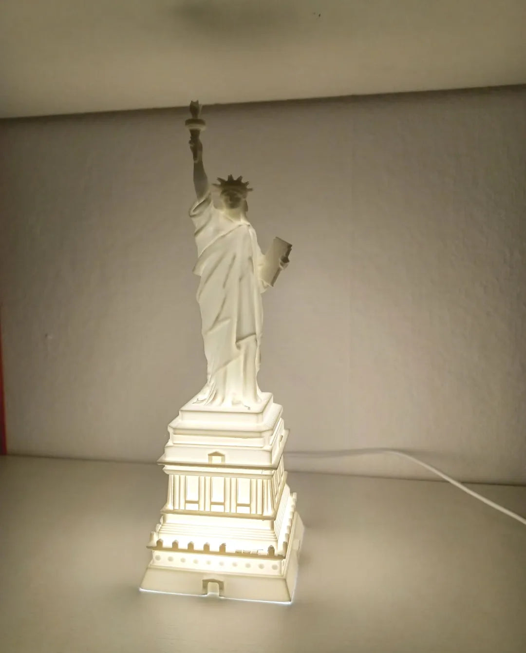 Lampe LED Statue de la Liberté - Voyage Print