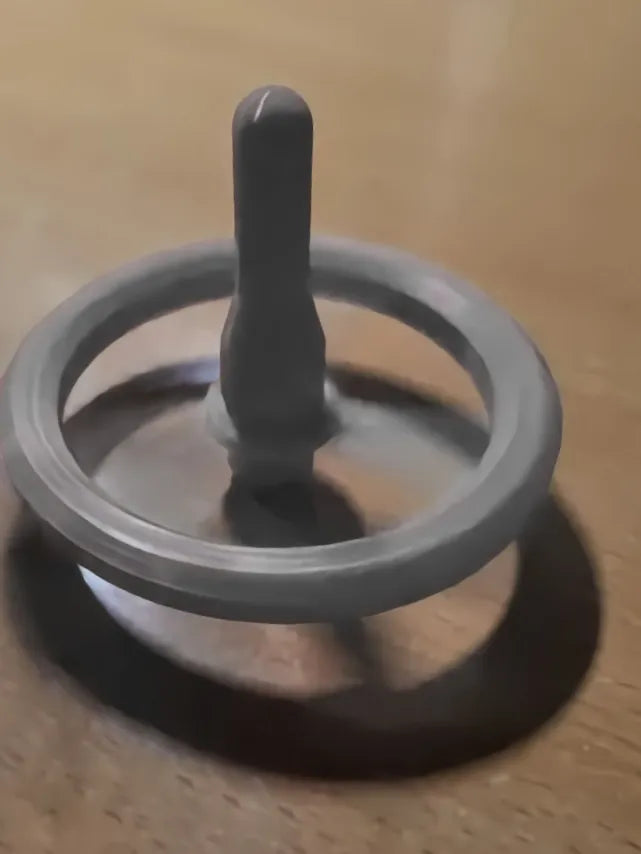 Toupie à Spirale Dorée - Haute Vitesse Gyroscopique - Jeux Print