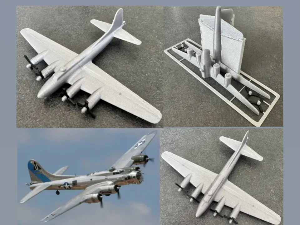 Kit de cartes Boeing b-17 - Maquette Print