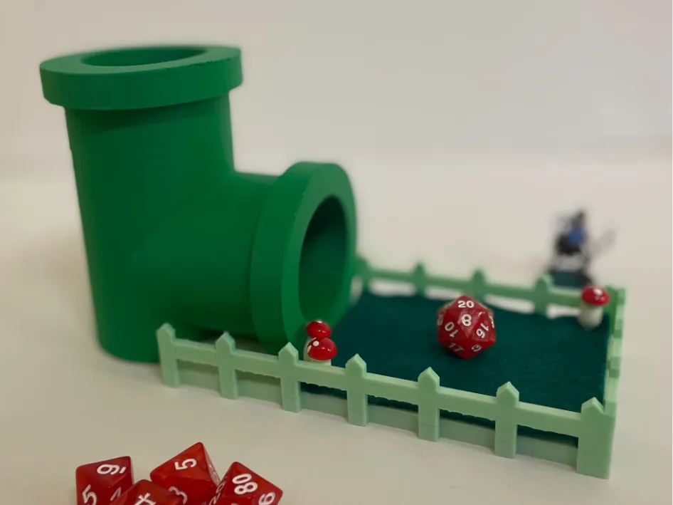 Tour de dés Warp Pipe - Jeux Print