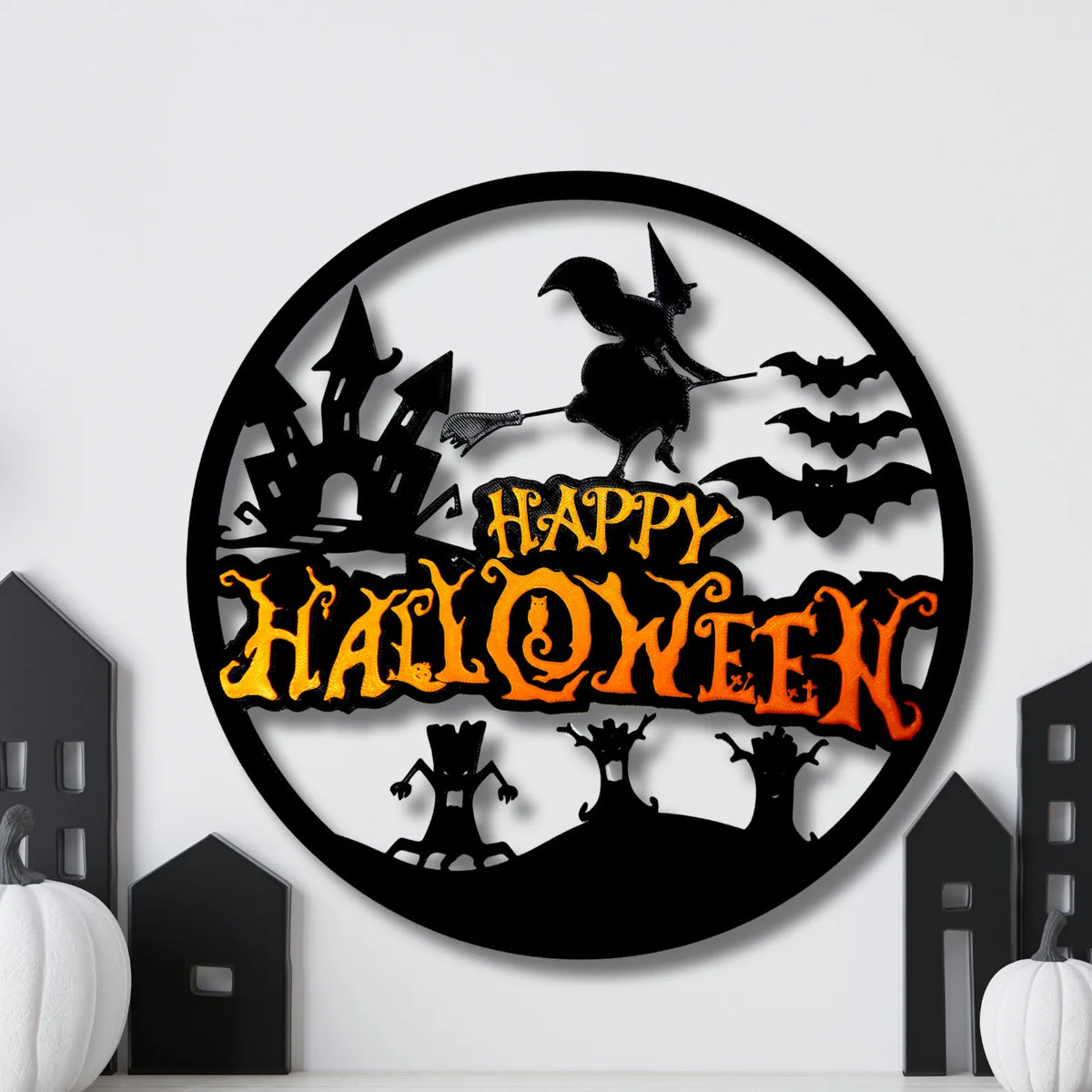 Joyeux Halloween - décoration murale - Art Print