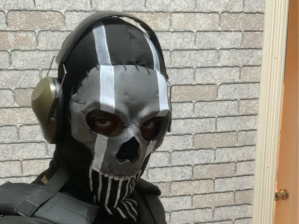 Masque de Ghost MW2 Simon Riley portable - Cosplay Print