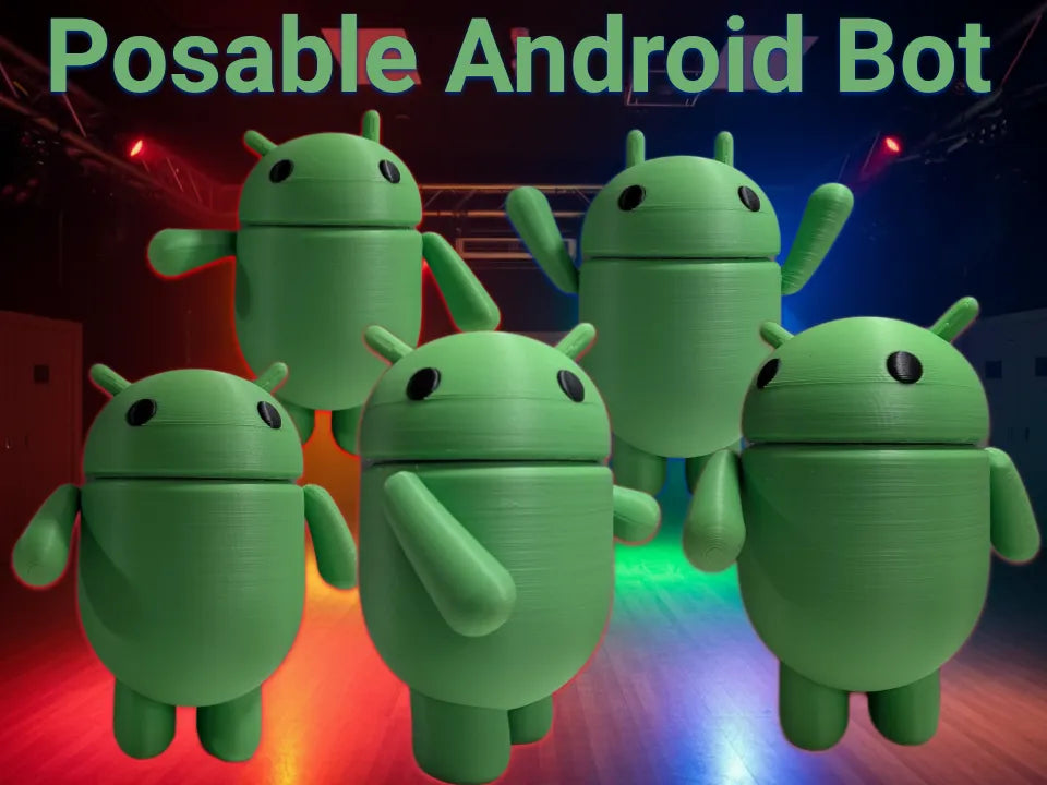 Robot Android Articulé - Figurine Print