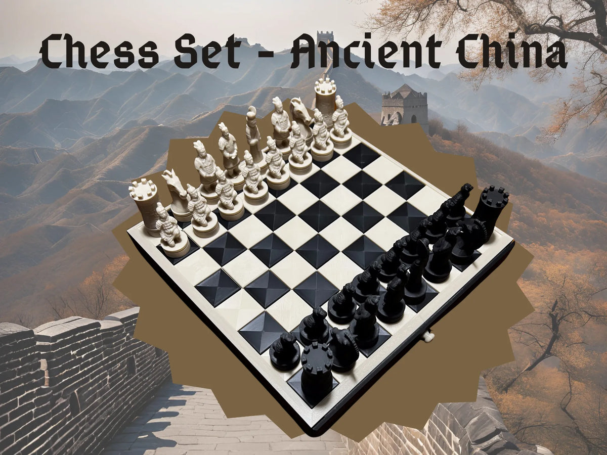 Jeu d'échecs - Chine Antique - Jeux Print