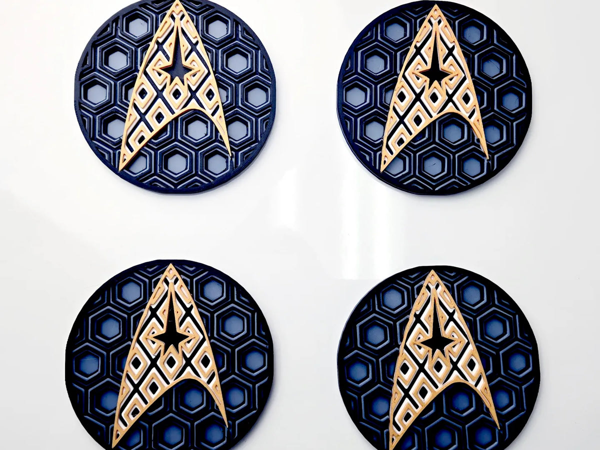 Star Trek (Command) Sous-verre en mosaïque - Geek Print