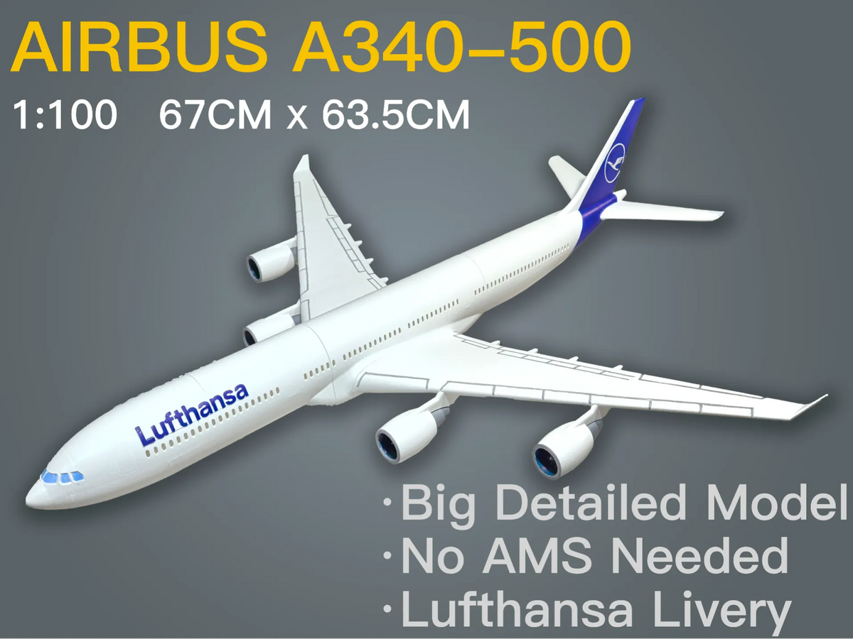 Modèle d'Airbus A340 (échelle 1:100) - Maquette Print