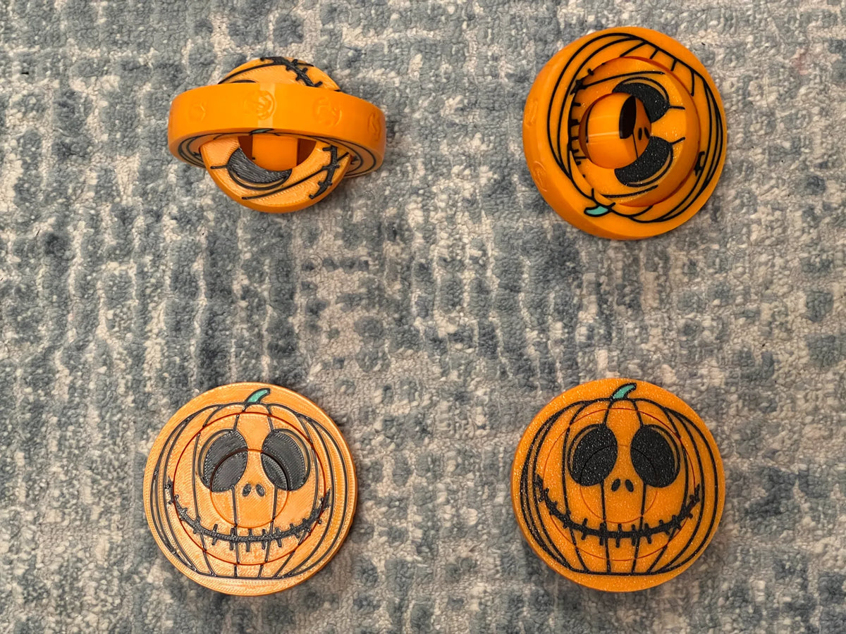 Tourne-doigts Gyroscopique de Citrouille de Jack Skellington - Jeux Print