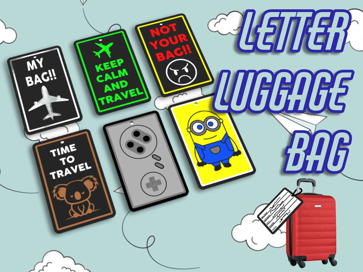 Rétro et amusant : Des étiquettes à bagages parfaites pour vous - Voyage Print