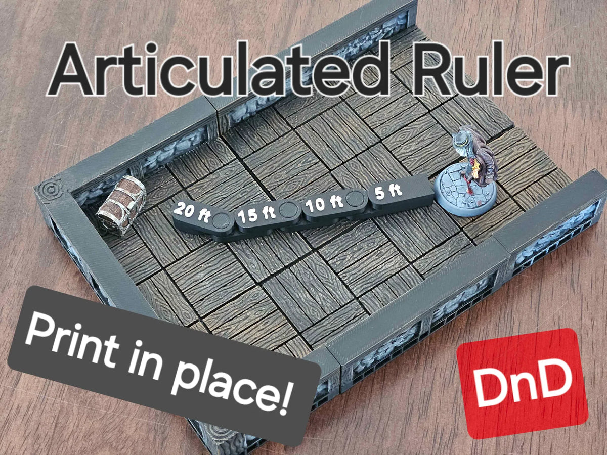 Règle articulée à imprimer sur place (édition DnD) - Atelier Print