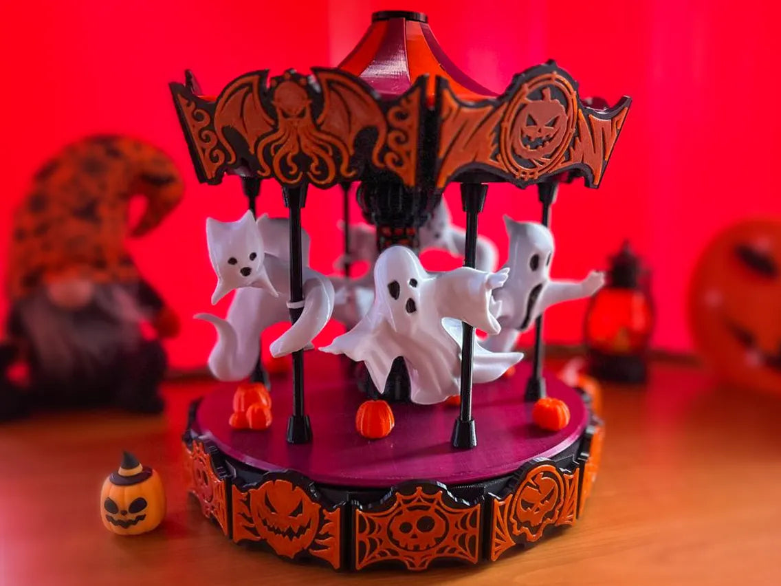 Carrousel hanté d'Halloween - Fêtes Print