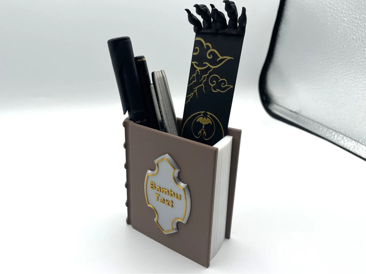 Porte-marque-page avec plaque personnalisée - Cadeau Print