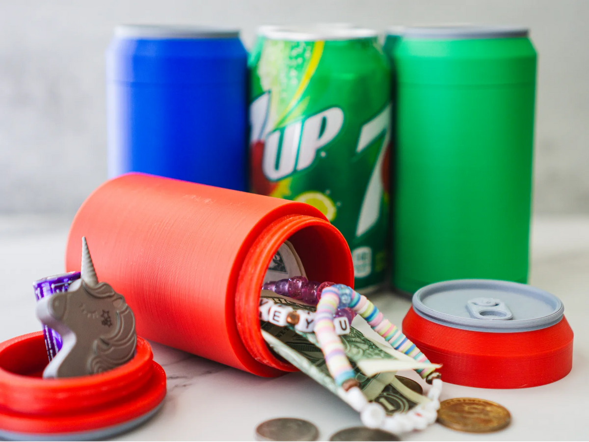 Cachette Secrète en Boîte de Soda 2.0 avec Compartiment Caché - Cadeau Print