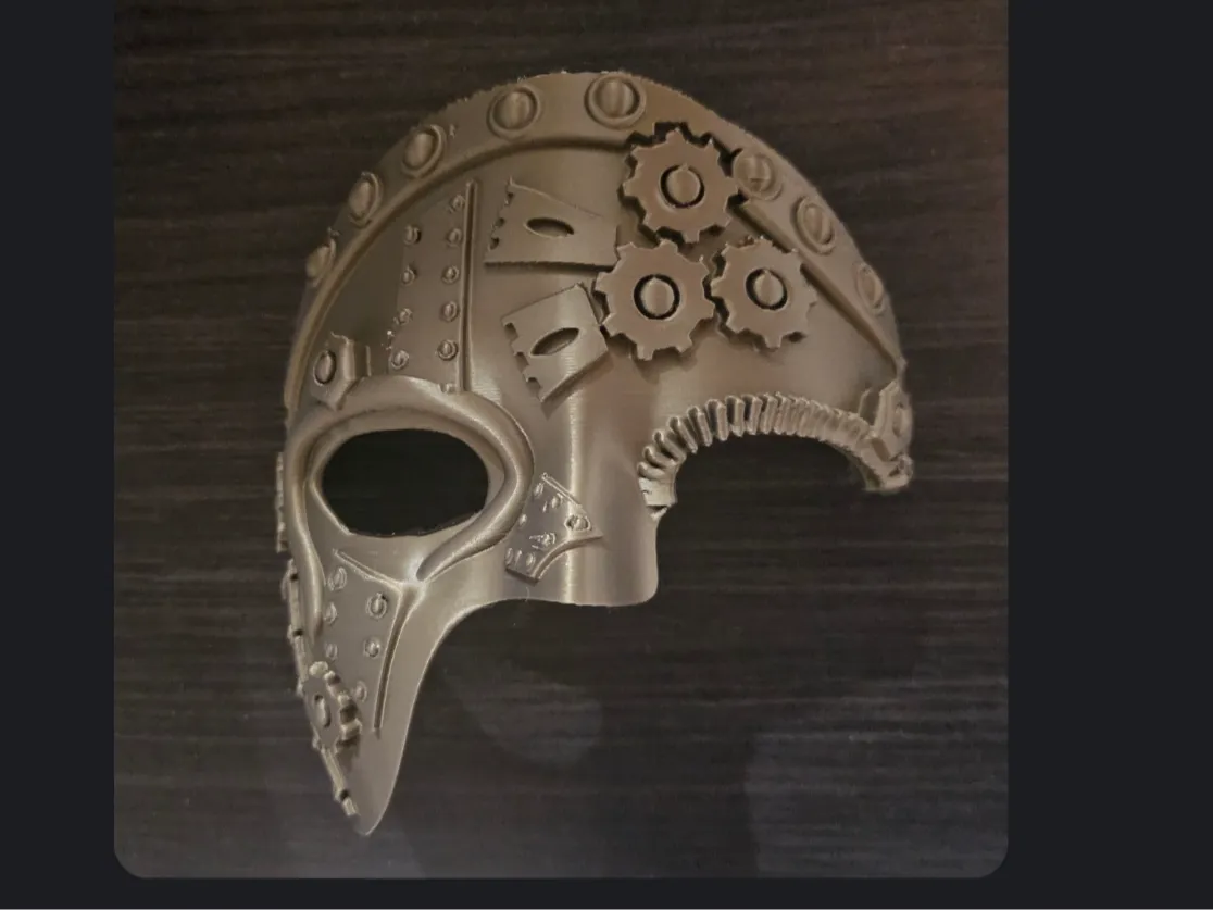 Masque de fantôme d'opéra steampunk - Cosplay Print