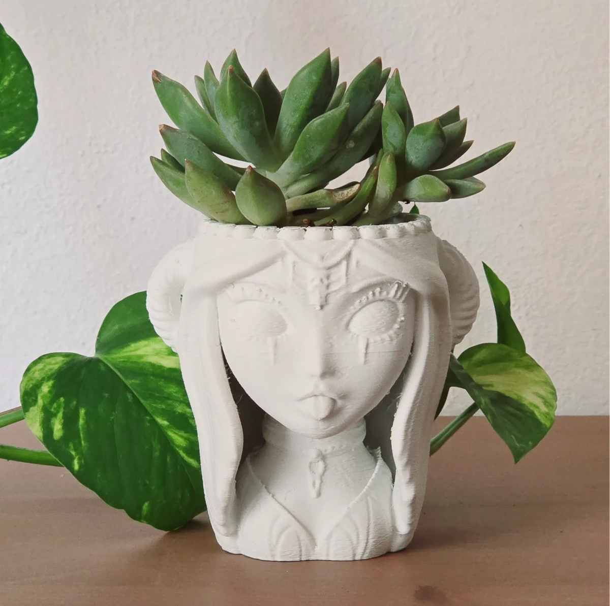 Vase gothique pour plantes grasses - Cadeau Print