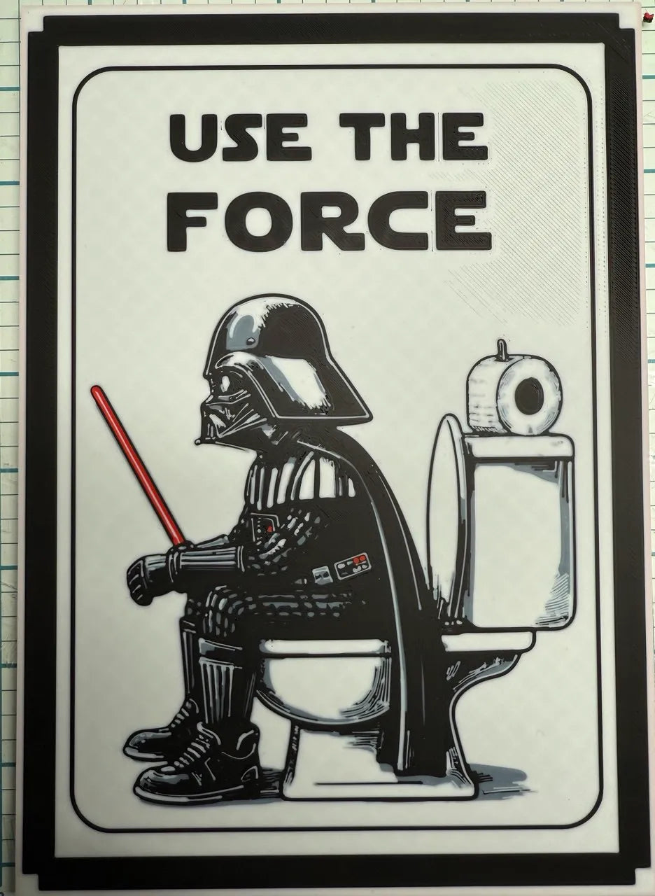 Art mural Utilisez la Force (Star Wars) Dark Vador - Art Print