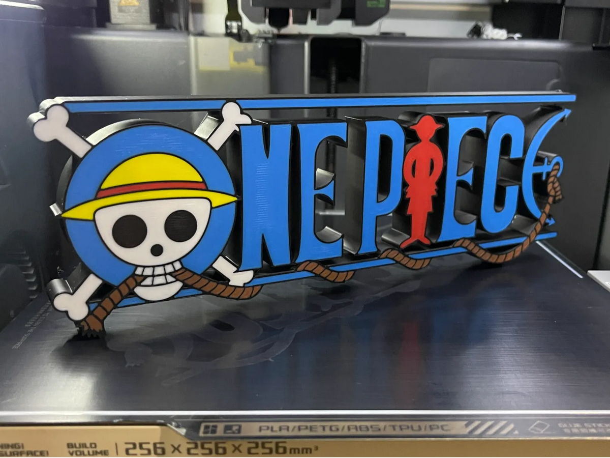 Logo de One Piece - Figurine Print
