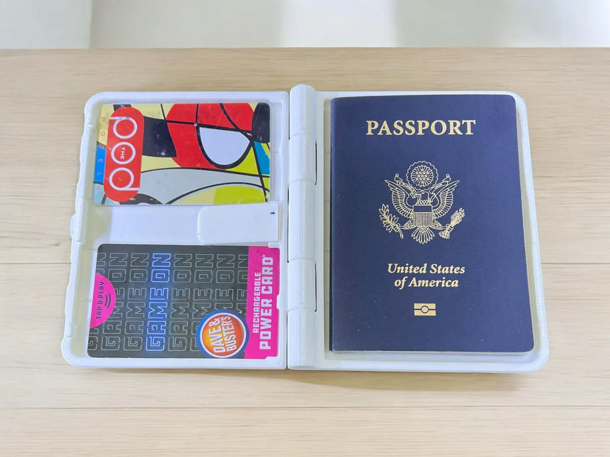 Étui robuste pour passeport - Voyage Print