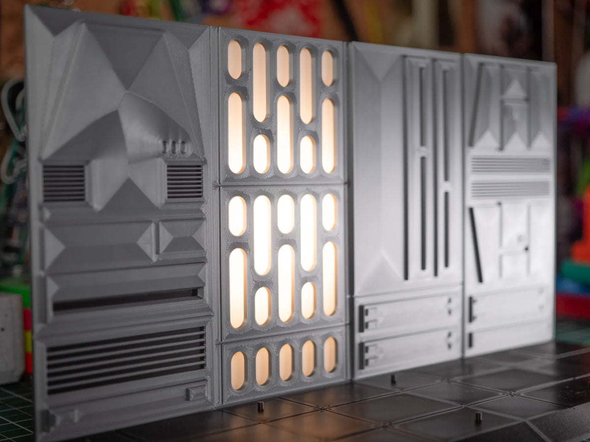Kit de lampe d'intérieur Étoile de la Mort 001 - Lumière Print