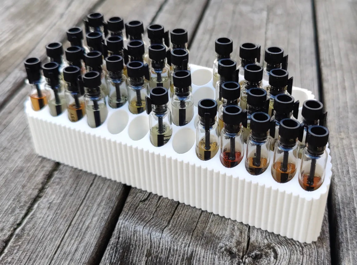 Présentoir de test de parfum, grand support pour échantillons - Beauté Print