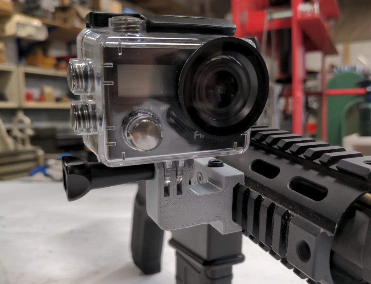 Support rail Picatinny pour caméra d'action/GoPro - Vélo Print