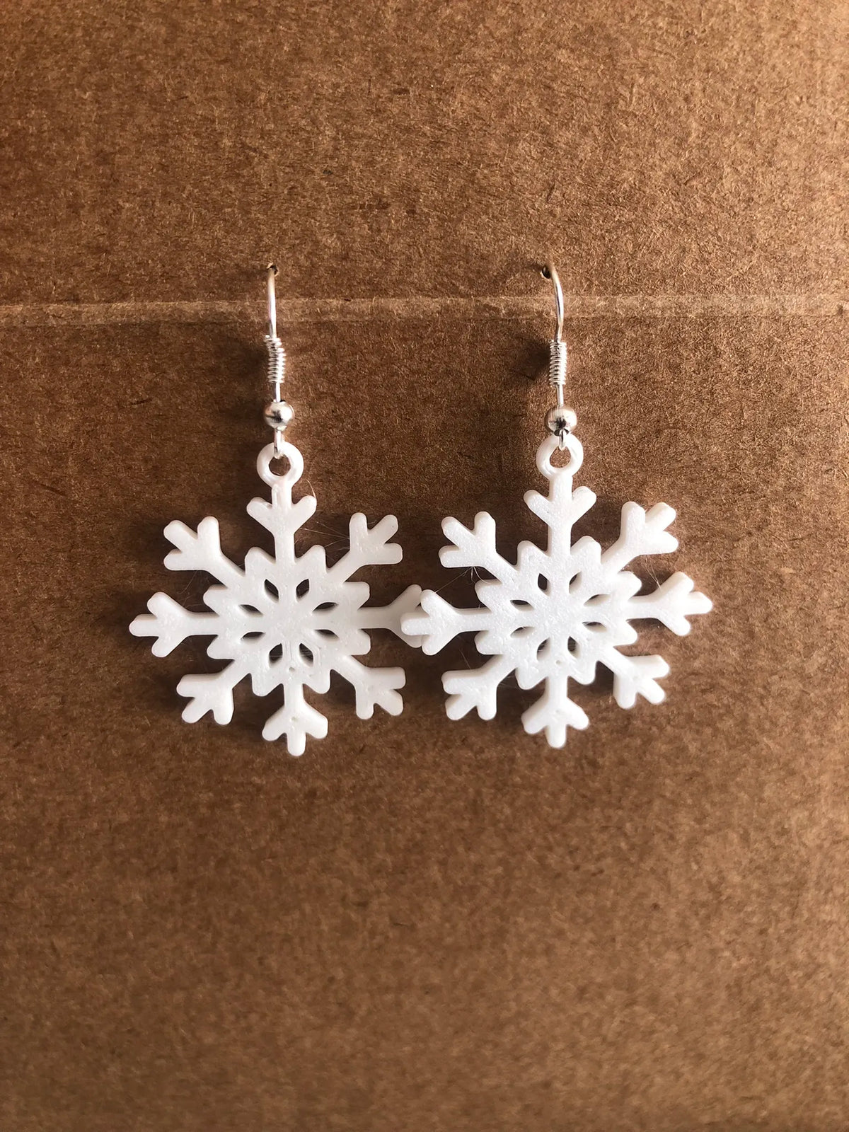 Boucles d'oreilles flocons de neige copo de nieve - Bijoux Print