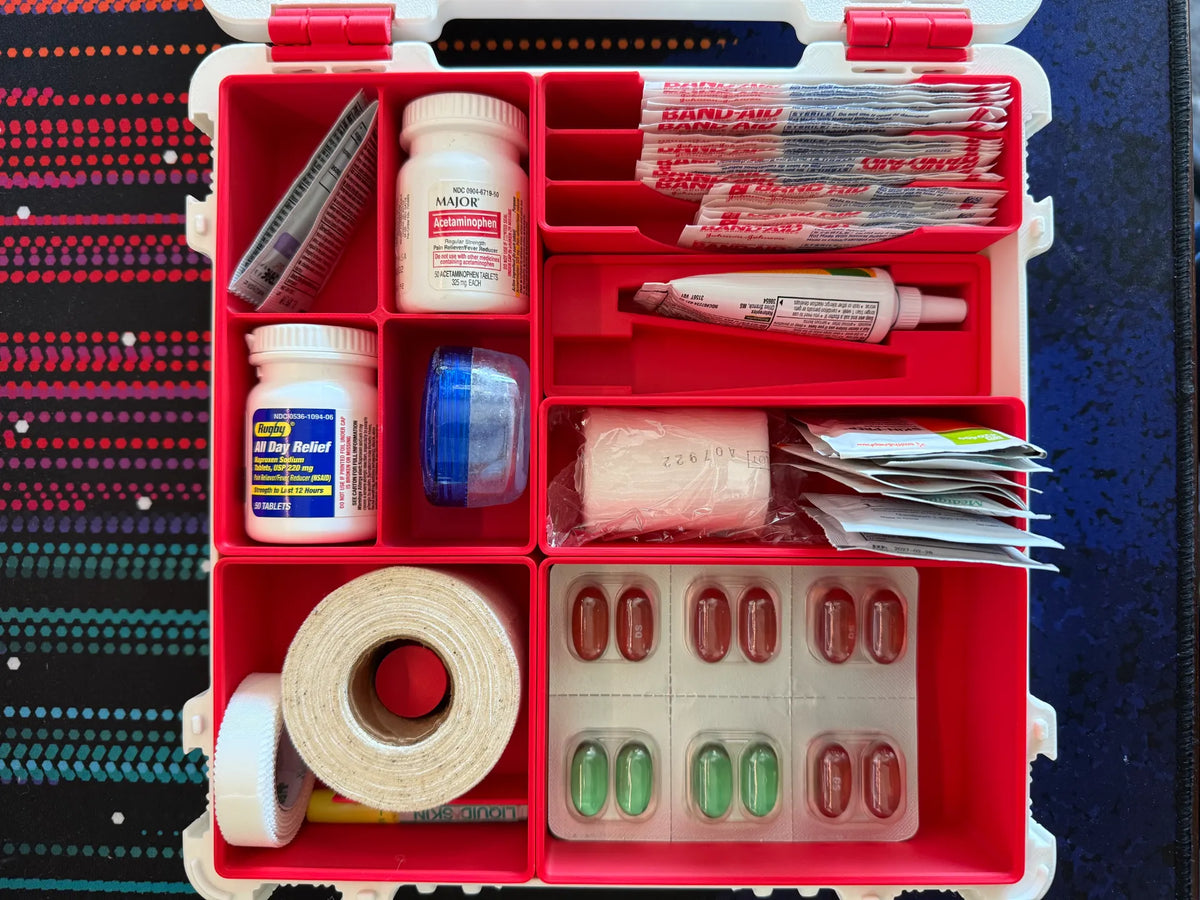 Kit de premiers soins Gridfinity (5x5) - Cadeau Print