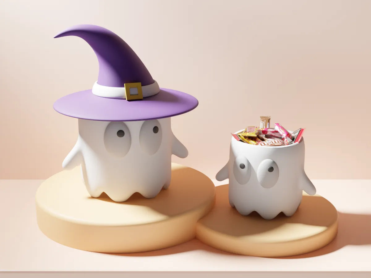 Bol de bonbons fantôme - Fêtes Print