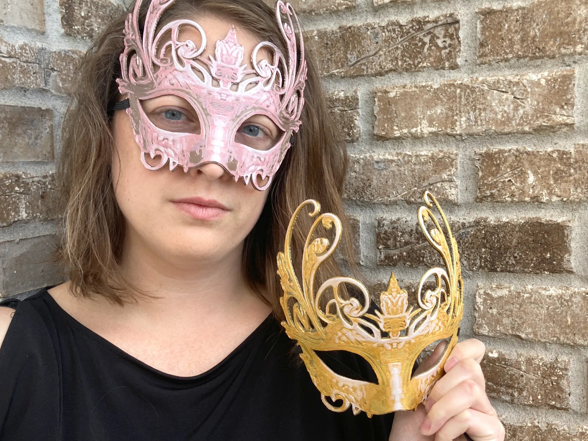 Masque de mascarade filigrané - Hueforge - s'imprime à plat - Cosplay Print