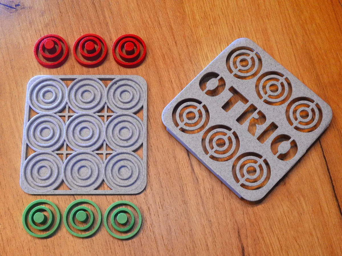 Otrio tic tac toe jeu de poche - Jeux Print