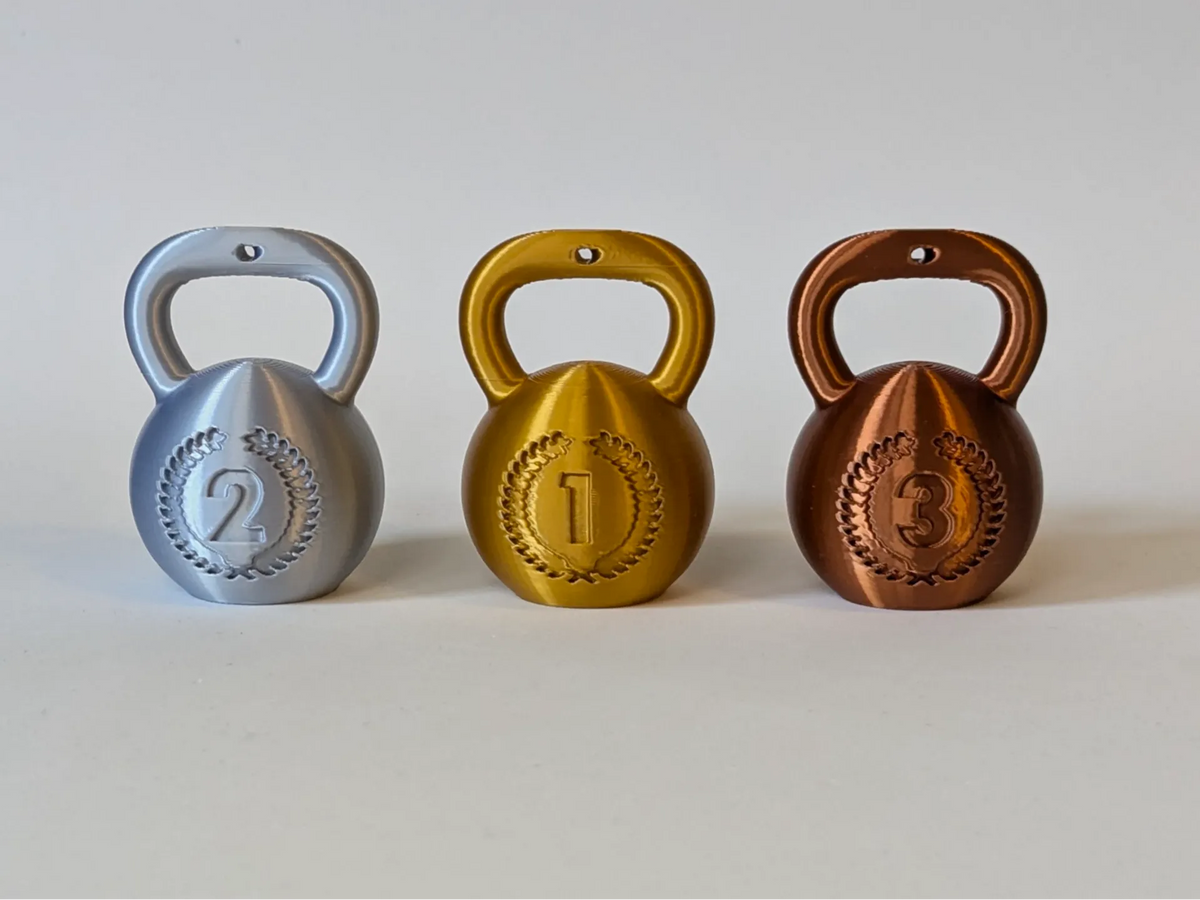Médailles de Kettlebell – Trophée 1er, 2ème, 3ème - Sport Print