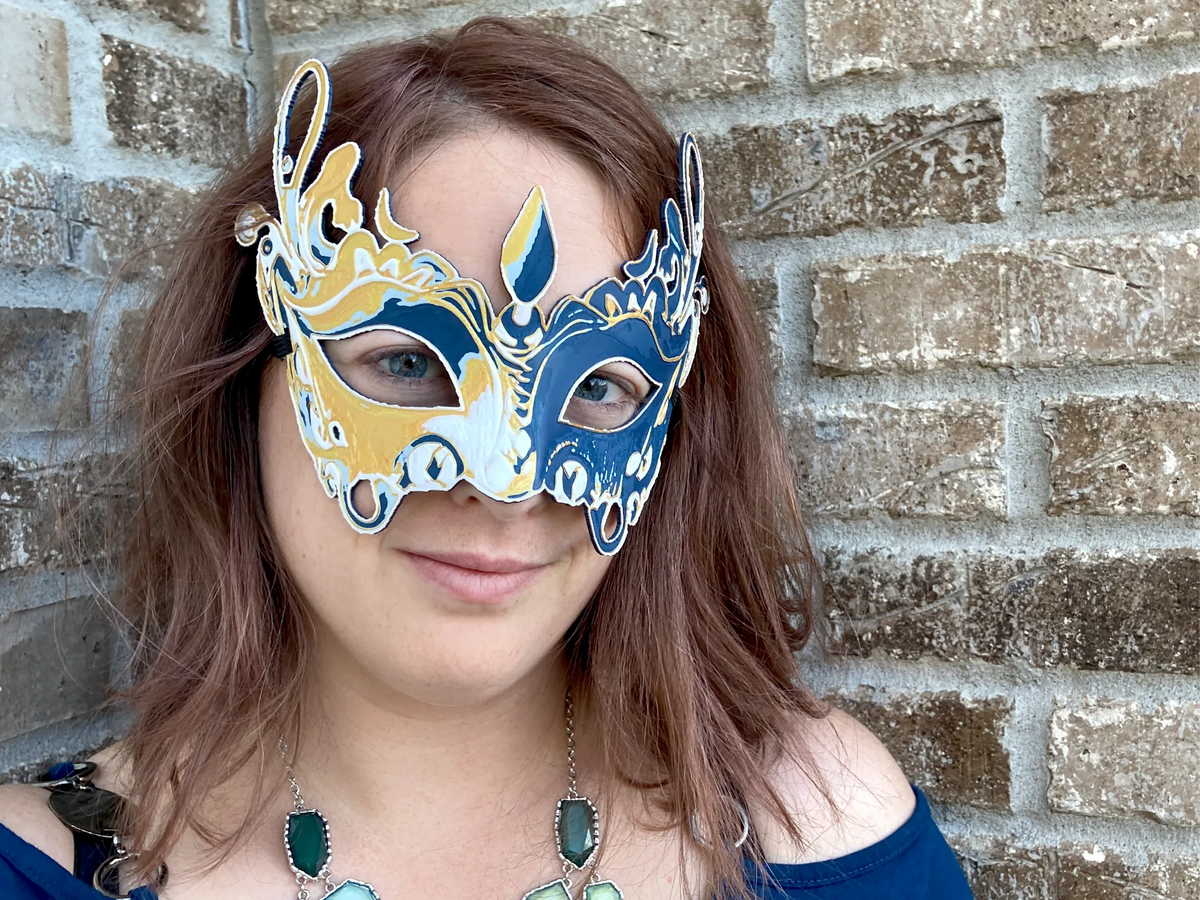 Masque de mascarade orné - S'imprime à plat - Cosplay Print