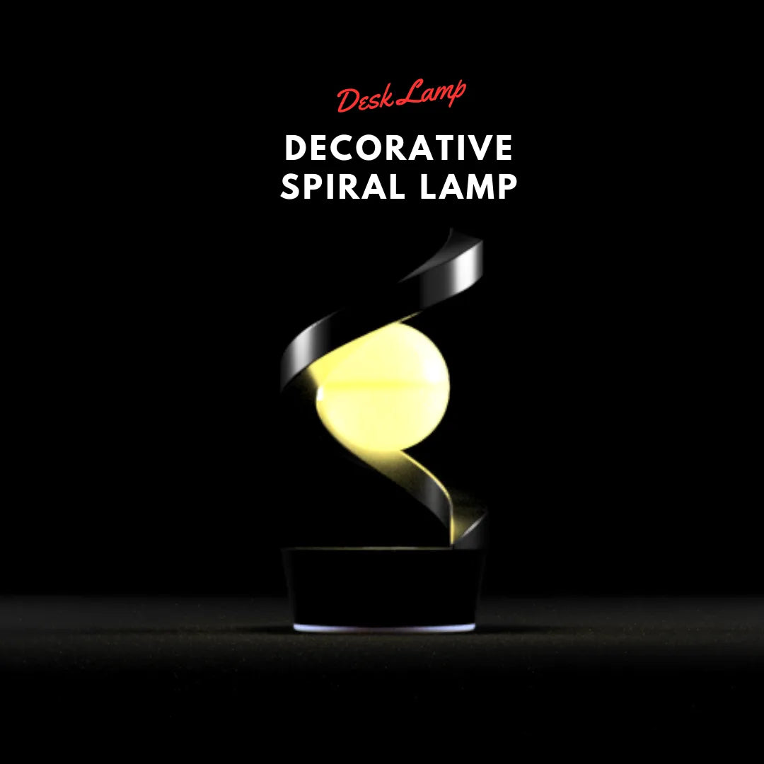 Lampe de bureau spirale décorative - Lumière Print