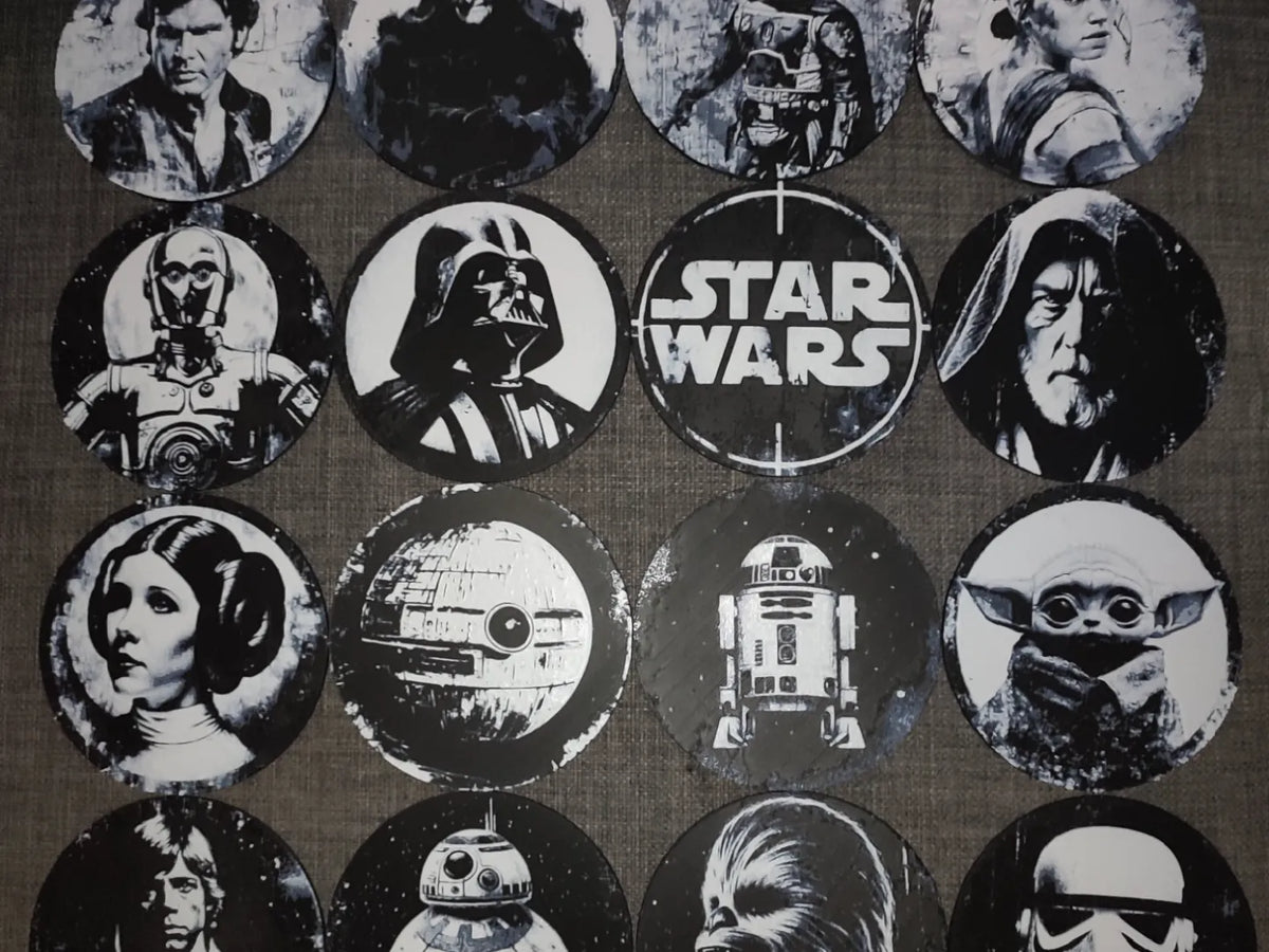 Ensemble de sous-verres Star Wars - Geek Print